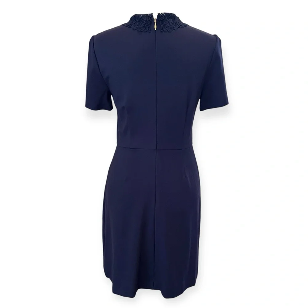 Draper James Navy Blue Tailored Dress